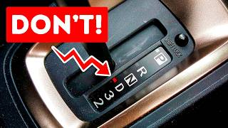 7 Things You Should Never Do in a Car With an Automatic Transmission