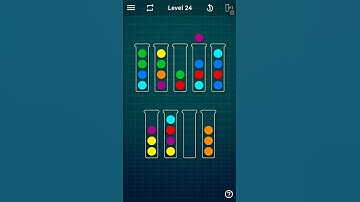 Ball Sorting Puzzle Game Level 24 | Ball Sort Puzzle Level 24 | GamingOn