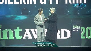 230916 Billkin PP Krit - รับรางวัล The Inspiration Award | #MintAwards2023