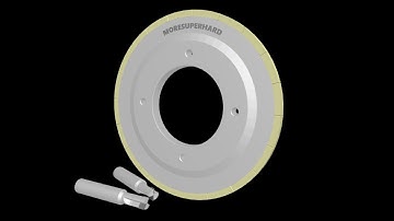 Vitrified diamond grinding wheel for PCD rotary tools’ （reamer, milling tools）grinding