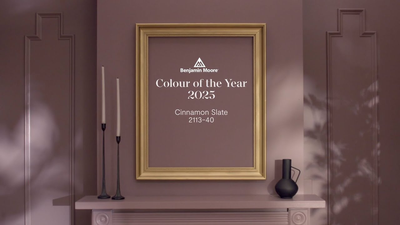 Benjamin Moore UK Colour Trends 2025 - YouTube