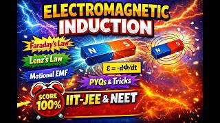EMI Made Easy 🔥 Faraday + Lenz + Motional EMF Tricks | JEE &amp; NEET 2026