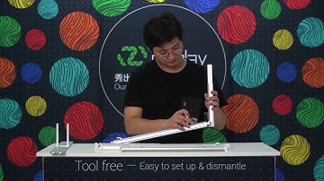 Qseg lightest modular trade show display