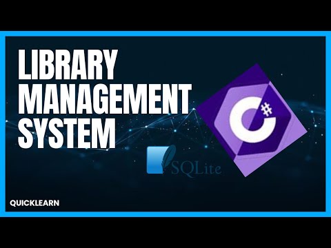How to create a library management system in C# | SQLite database | With a trial version