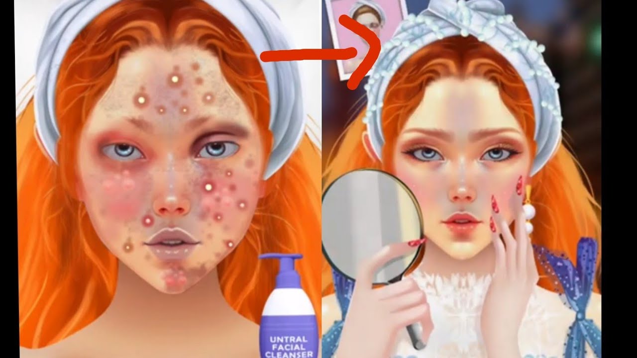 Makeover Salon Makeup ASMR Satisfying transformation makeup 💄👸 YouTube