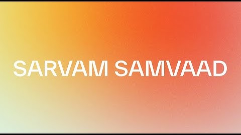 Sarvam Samvaad