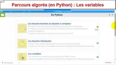 Parcours algoréa en python : 3 exercices sur Les variables