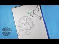 Peace Day Drawing With Pencil Sketch For Beginners How To Draw World Peace Day Poster 