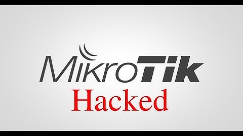 How To Hack Mikrotik RB Password