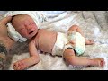 Caring for Realistic Silicone Baby Doll | Changing & Feeding Preemie Baby | nlovewithreborns2011