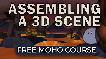 Moho Pro 3D Set Design, Chapter 2: Convert to 3D & Arrange Scene