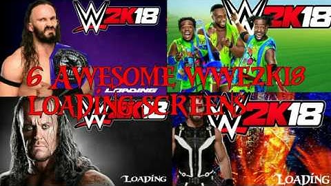 6 Awesome WWE2K18 loading screens