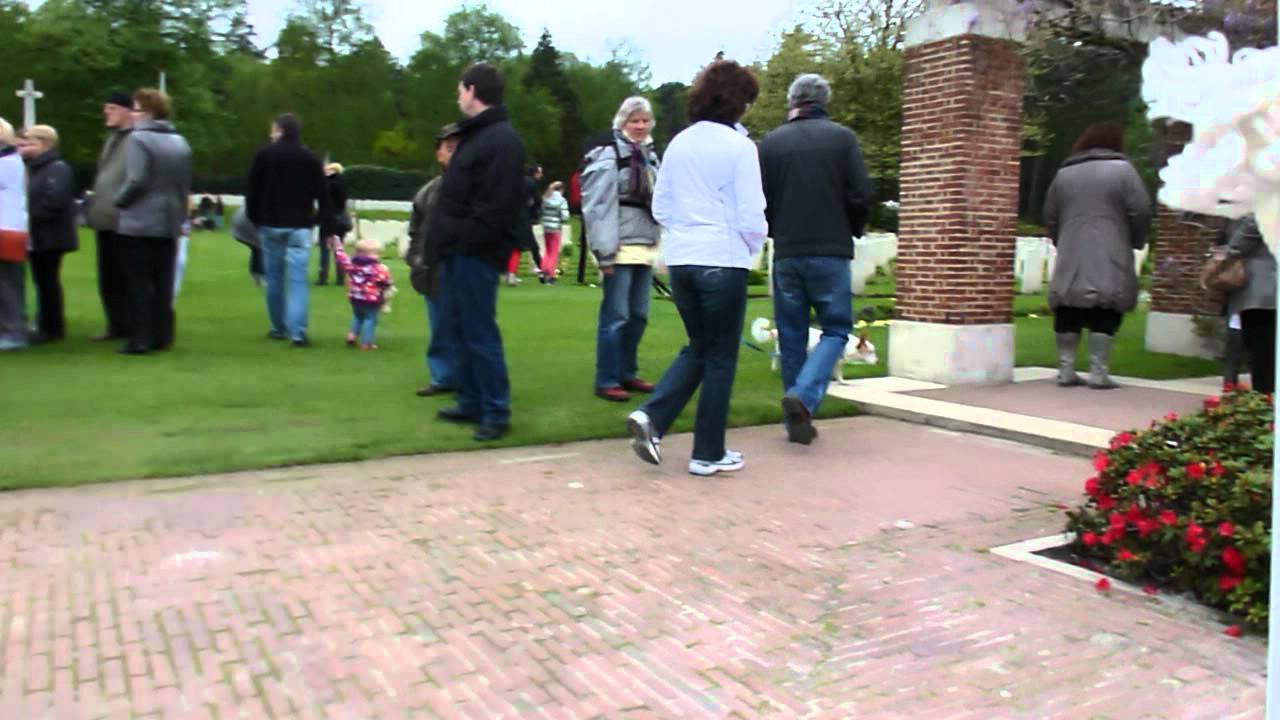 Canadese begraafplaats Holten 1. Canadian war cemetery at Holten the Netherlands.