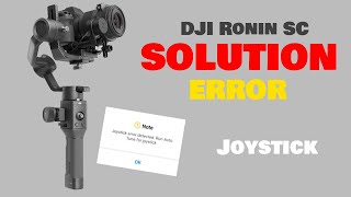 Ronin Sc Erreur Joystick Solution