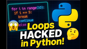 "Python Loops Part 2 🔁 | Master range(), break, continue & else in 10 Minutes!"