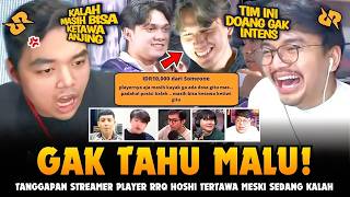 LAUGHING AFTER A LOSS | STREAMER REACTIONS TO RRQ HOSHI PLAYERS SMILING DESPITE DEFEAT