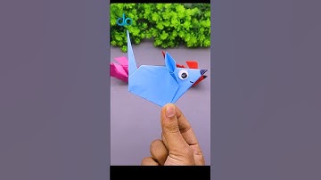 How to Make an Easy Origami Mouse 🐭 Simple Paper Folding for Kids #mouse #satisfyingvideo #shorts