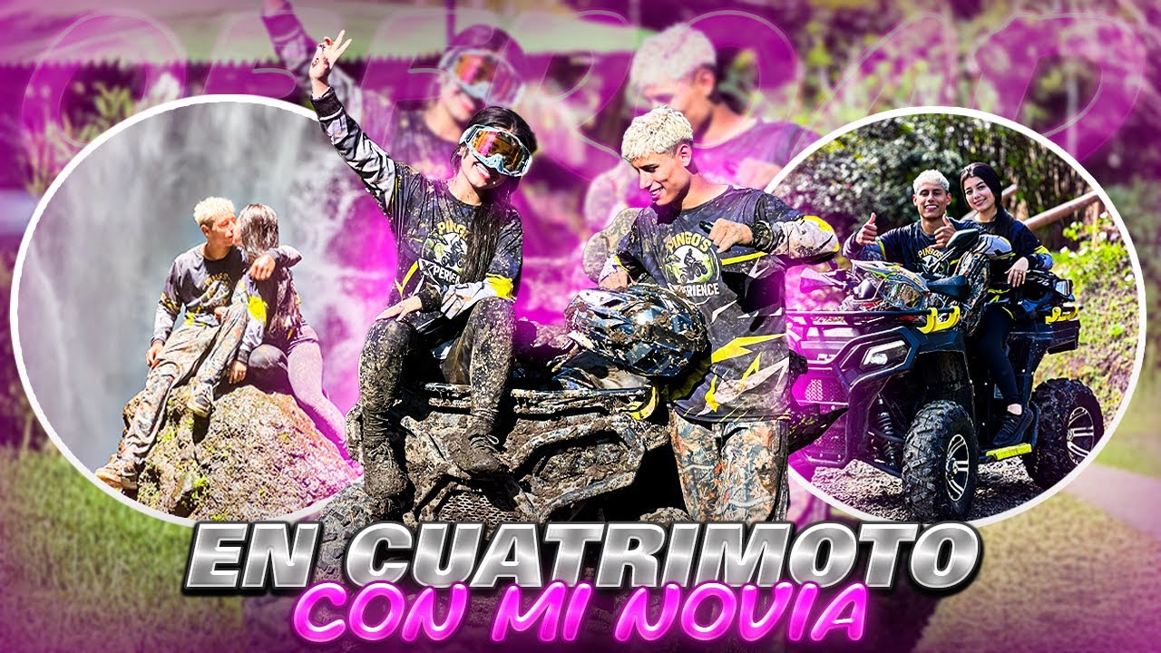 MONTANDO EN CUATRIMOTO POR PRIMERA VEZ CON MI NOVIA👩‍❤️‍👨🏍️ | ANDRES WB