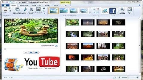 How To Do Easy Editing with Movie Maker Windows 7 YouTube
