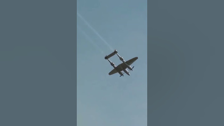 P-38 cuban 8 & roll #vintage #historic #redbull #p38 #show #lightning #display #airforce #texel #wow