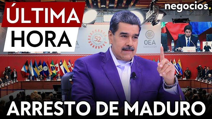 ÚLTIMA HORA | La OEA pedirá a la Corte Penal el arresto de Maduro por el "baño de sangre"
