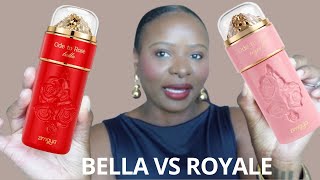 Zimaya: Ode to Rosé Bella vs Ode to Rosé Royale- Which Rosé  Fragrance Wins?