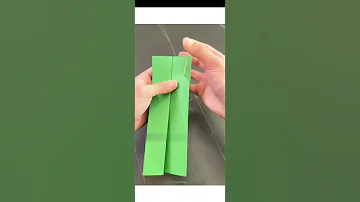 طريقه عمل طائره من الورق 