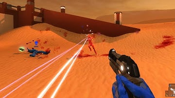 Games with Offline Bots - Red Eclipse Gameplay