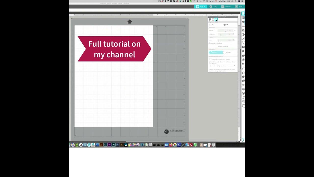 CP FAQ VIDEO PRINT AND CUT SETTING SPEED OF THE REGISTRATION MARK SCAN