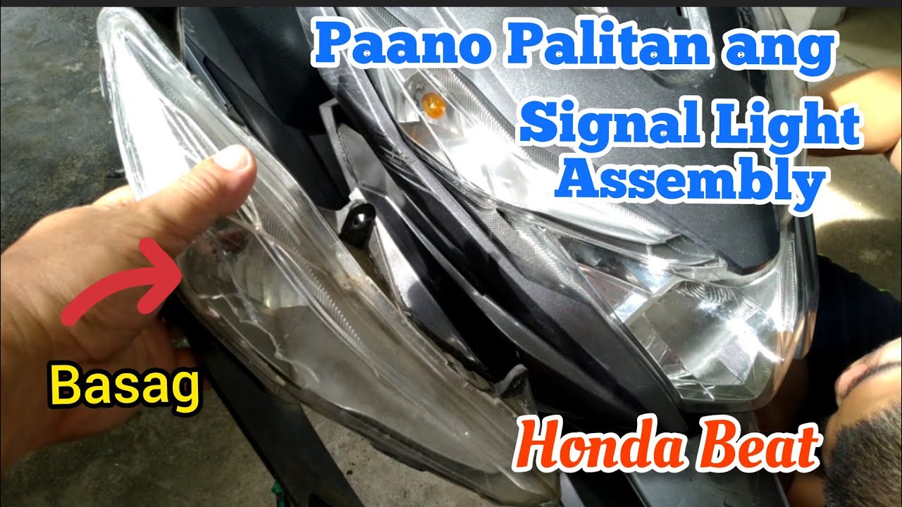 How to change broken signal light assembly, Honda Beat - YouTube