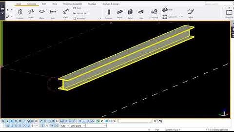Mô hình xà gồ + liên kết xà gồ mái - Tekla Structures
