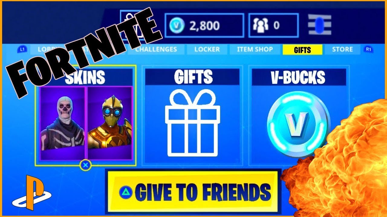 Fortnite Battle Royale HOW TO GIFT - YouTube