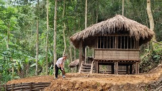 Let's watch the girl build a fence and fill it with dirt to build her yard | Lý Tiểu An