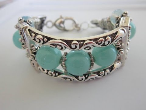 Bracelet With Metal Beads.  Браслет из металлических бусин