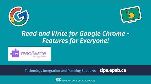 Read and Write for Google Chrome   Features for Everyone