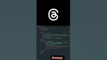 thresds logo in html css code #threads #logo #html #css #codingin17 #shorts