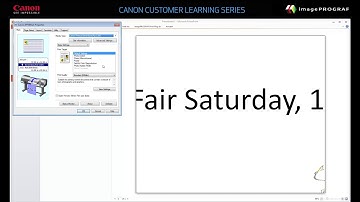 How to Print a Banner using the imagePROGRAF Print Plug-in for Microsoft® Powerpoint®