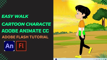 How to Create Walking Side Character Animation | चलने वाली साइट कैरेक्टर कैसे बनाएं Adobe Animate cc