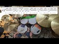 Fast Tempo Jazz Drum Fill with stick clicks