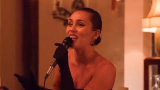 Miley Cyrus - Flowers (Live Performance at the Chateau Marmont)