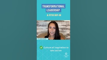Transformational Leadership & MTSS Buy-In 💭 A culture of inspiration #mtss #leadership