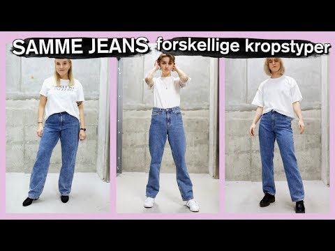 SAMME JEANS, FORSKELLIGE KROPSTYPER