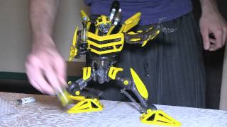 Transformers Bumblebee Banjo Hitman Torch Tube Preview