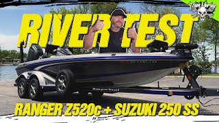 RANGER Z520c w/ (NEW) SUZUKI 250 SS RIVER TEST!!!