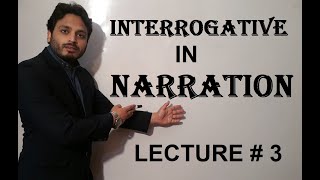 How to make interrogative in Direct Indirect | Narration | By Syed Ali Raza Kazmi