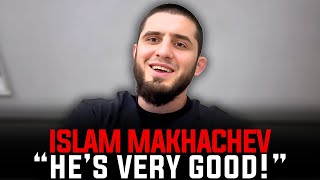 Islam Makhachev Reacts to Ilia Topuria KO Charles Oliveira UFC 317