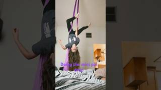The Mini pin drop #drop #Silks #AerialSilks #PinDrop ￼