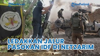 UPDATE❗ Brigade Al Quds Ledakkan Jalur Pasokan IDF di Netzarim