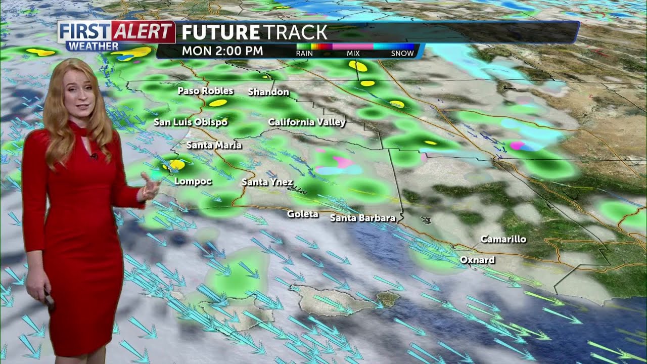 Rain showers continue Monday, but conditions dry out Tuesday and beyond ...