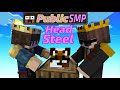 New Public HeadSteel Server Live 🔴 |  JAVA + BEDROCK ❤ | Public Survival SMP Join | Join Public SMP